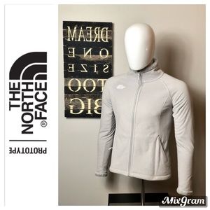 The North Face Gray Zip-Up Fleece Small S